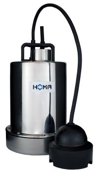 HOMA Edelstahl Tauchmotorpumpe C 270 WF mit Sensor. Einschaltung schon ab 5 mm