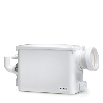 HOMA WC Förderanlage Saniflux V für Vorwand-Installation