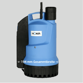 HOMA C 250 WE Tauchpumpe mit integr. Schwimmer für enge Schächte
