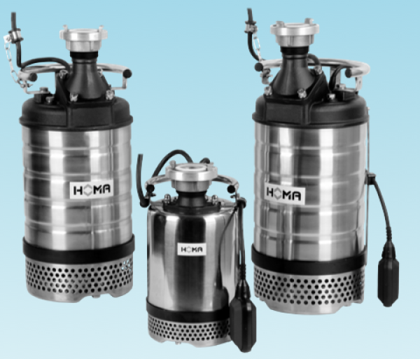 HOMA HBP 503 WA Baupumpe für abrasives Schmutzwasser mit Schwimmer