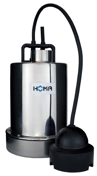 HOMA Edelstahl Tauchmotorpumpe C 270 WF mit Sensor. Einschaltung schon ab 5 mm