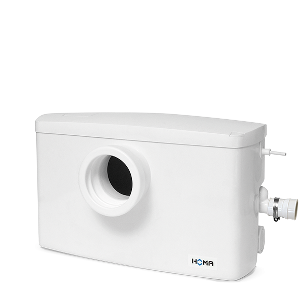 HOMA Hebeanlage WC Föderer SaniQ Cut mit Schneidwerk