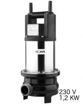 HOMA Schmutzwasser-Tauchmotorpumpe TPM 515 WA max. 42 m³/h; bis 16.5 m