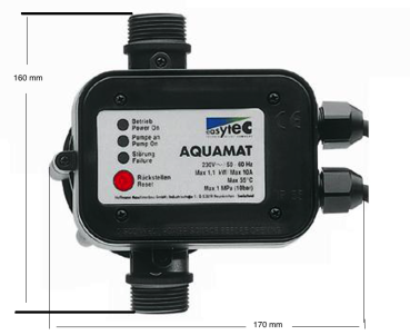 EASYTEC Aquamat Pumpensteuerung mit Trockenlaufschutz